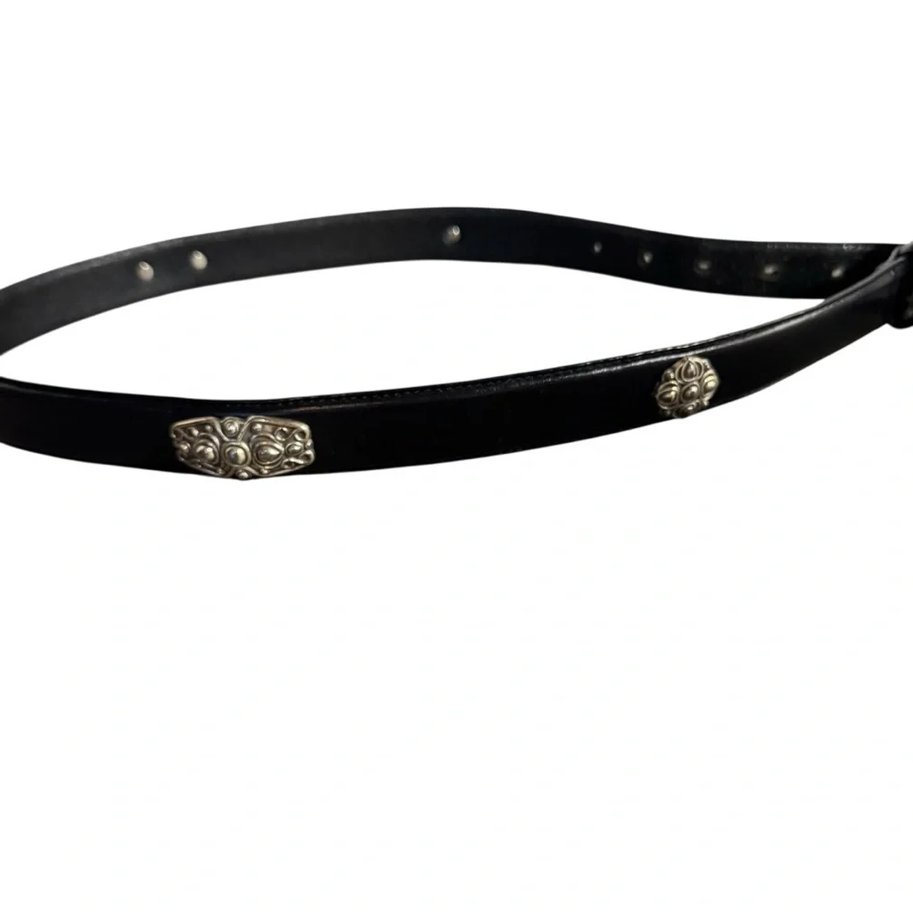 Fossil black leather